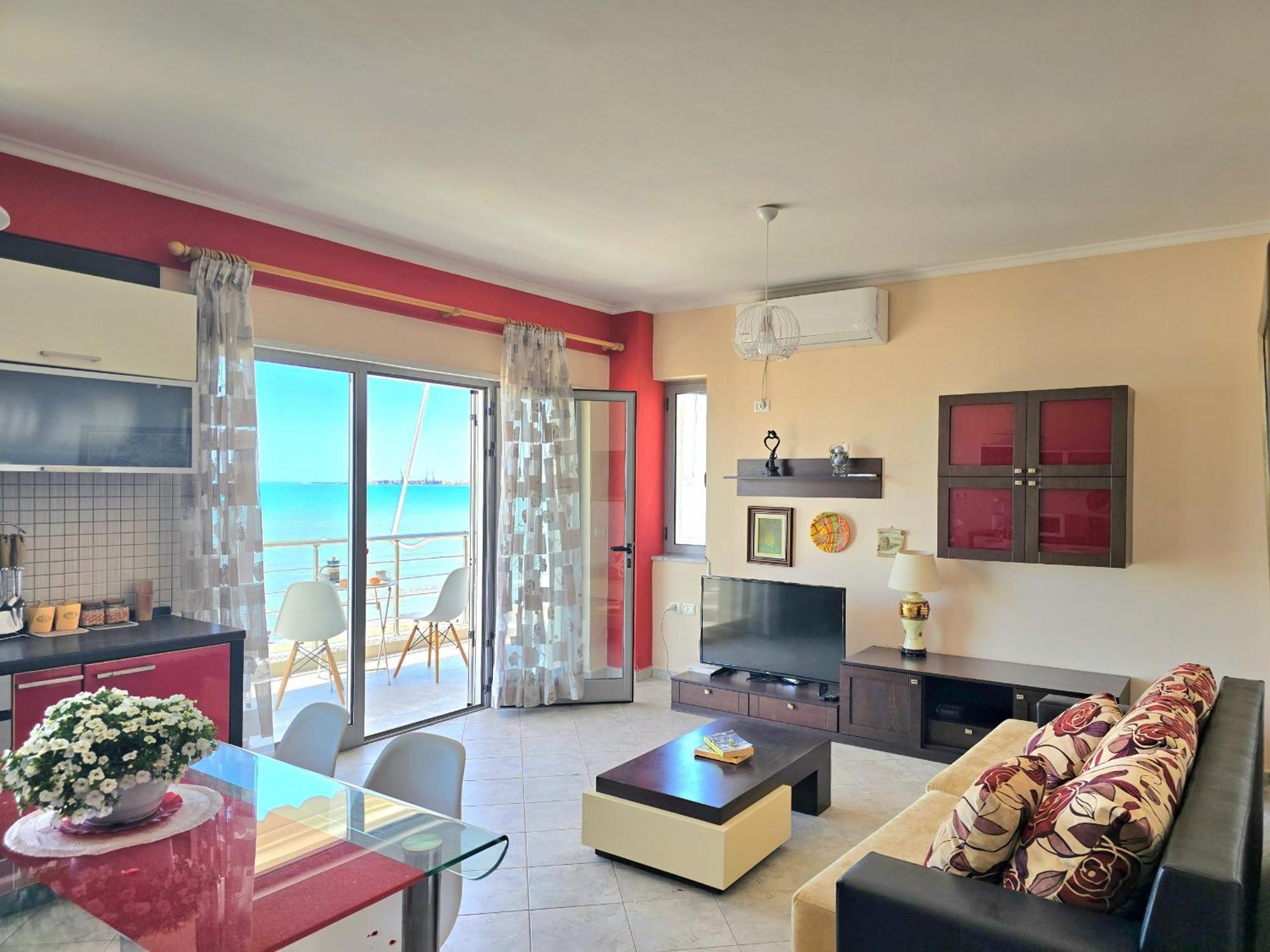 Sea View Apartments In Durres Bagian luar foto