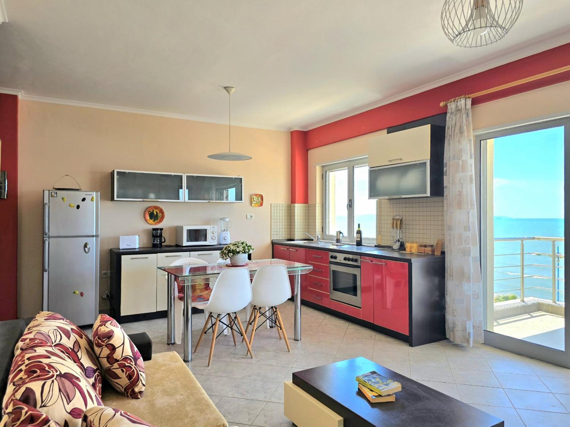 Sea View Apartments In Durres Bagian luar foto