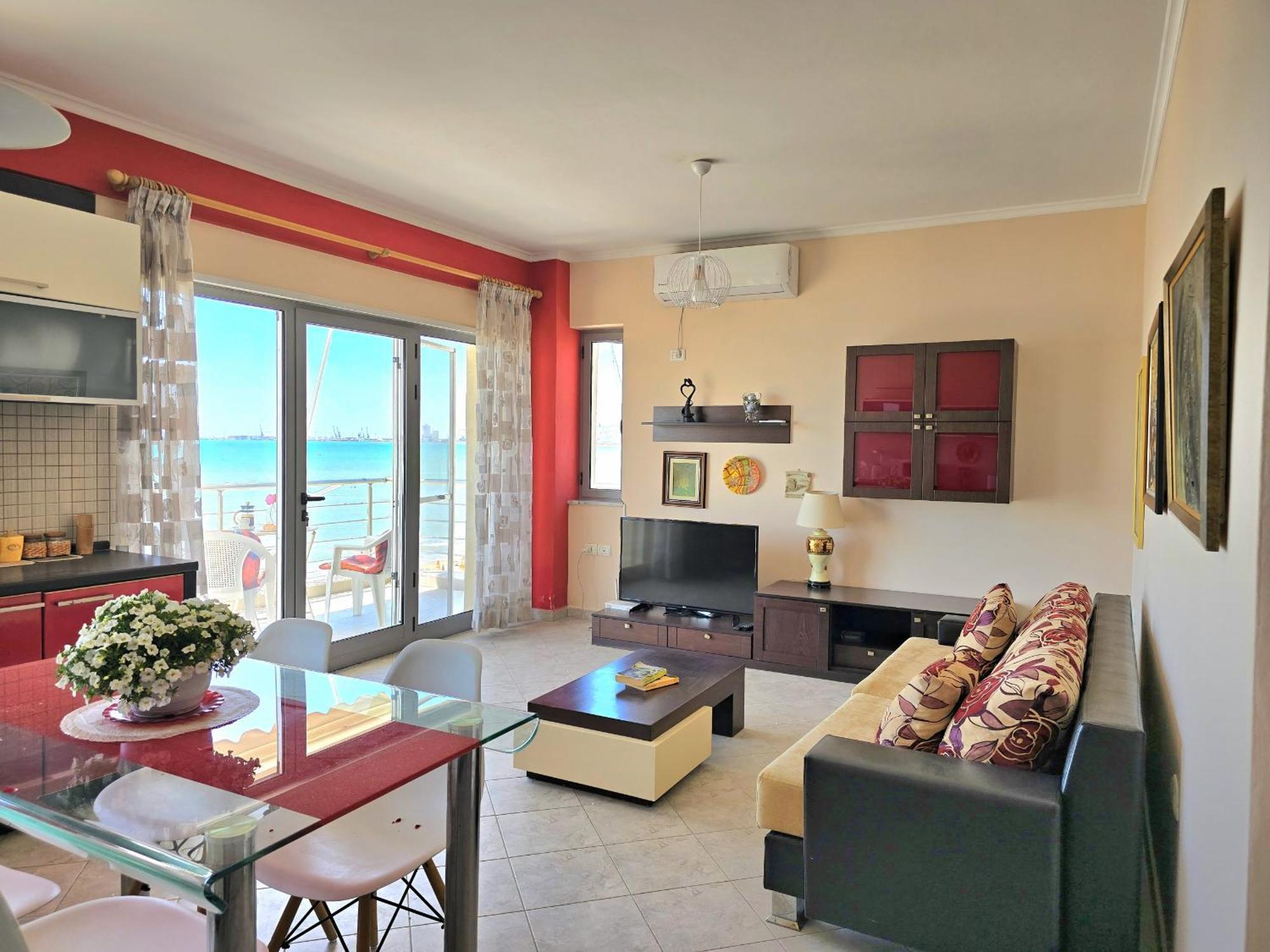 Sea View Apartments In Durres Bagian luar foto