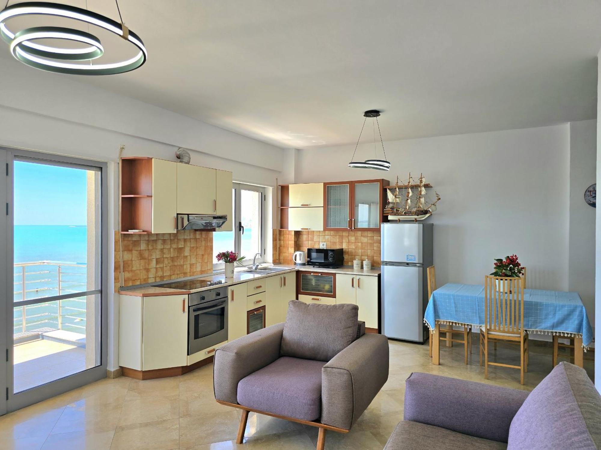 Sea View Apartments In Durres Bagian luar foto