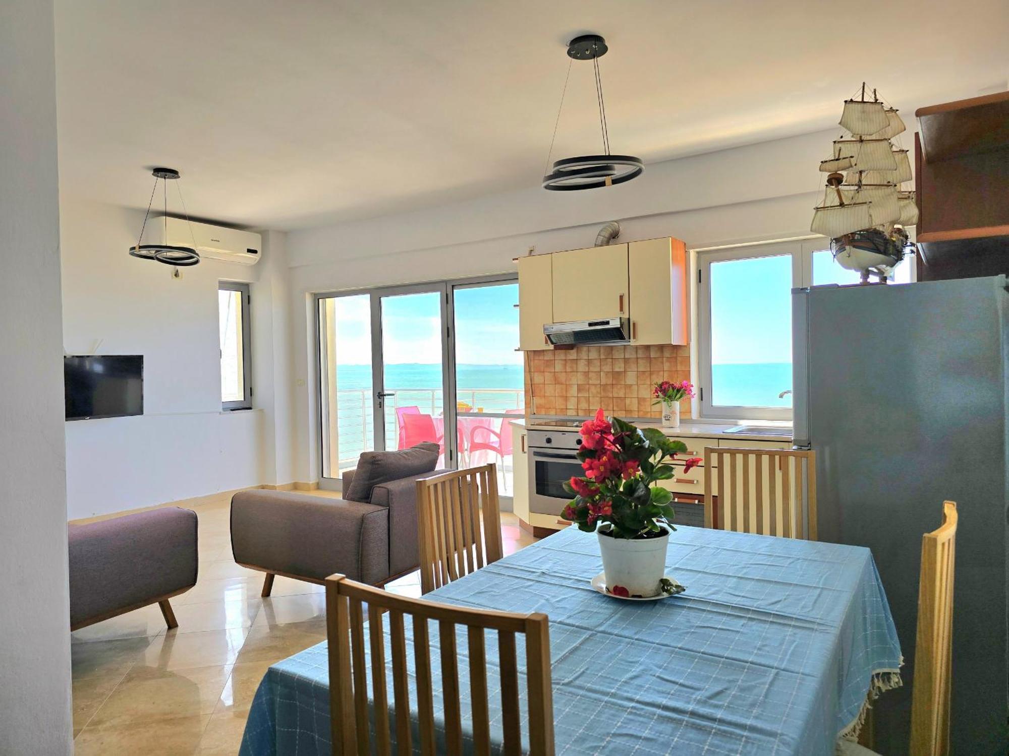 Sea View Apartments In Durres Bagian luar foto